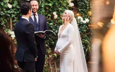 Matrimonio con dolce attesa: fotografie artistiche tra pancione e velo