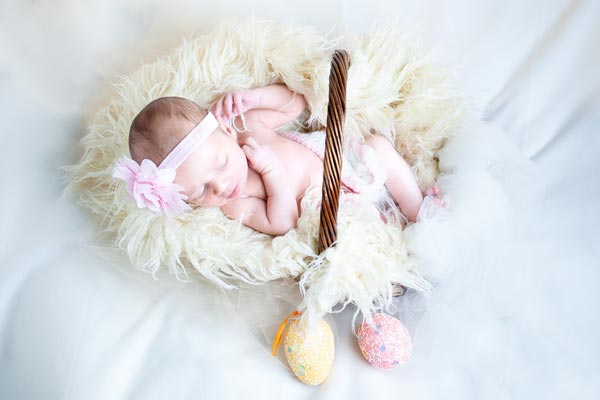 Come fotografare un neonato, stile New born