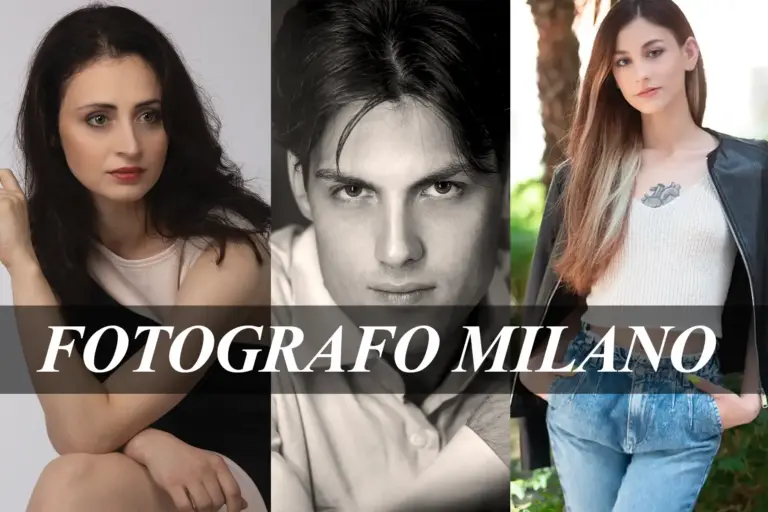 un collage di fotografie del fotografo a Milano