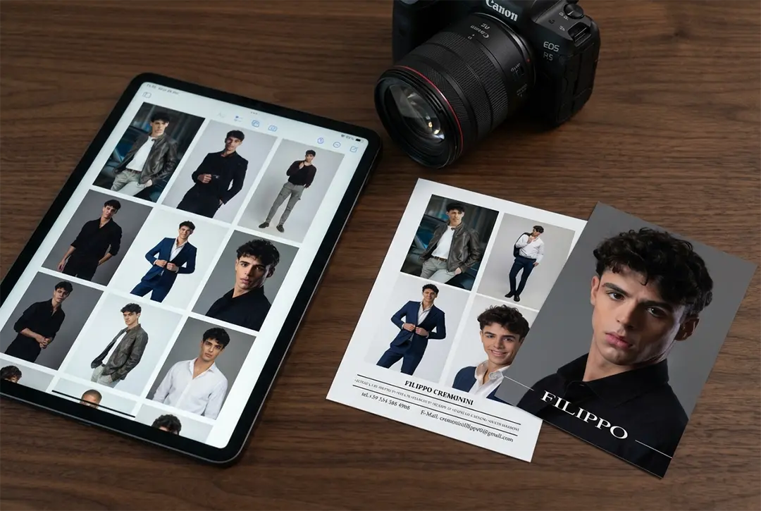 Confronto tecnico tra Book Fotografico digitale su iPad e Composit Card